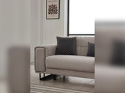 Nero 3-pieces (Sofa & Loveseat & Chair) Livingroom Set Light Grey in Light Grey - 101-NER-GIR02-321