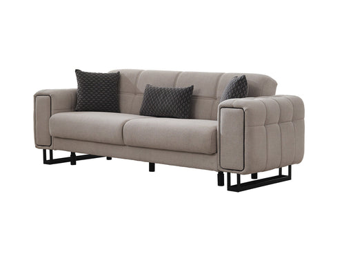 Nero Convertible Sofa Light Grey in Light Grey - 101-NER-GIR02-3
