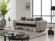 Nero Convertible Sofa Light Grey in Light Grey - 101-NER-GIR02-3