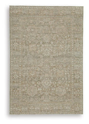Neroham Gray/Brown/Cream Medium Rug - R408032