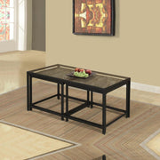 Nest - 3PC Coffee Table Set, Occasional, Brown Box: 1 of 1 Each - T616-3PC-Set