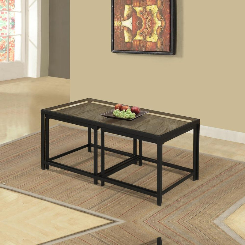 Nest - 3PC Coffee Table Set, Occasional, Brown Box: 1 of 1 Each - T616-3PC-Set