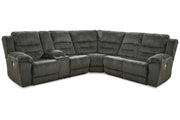 Nettington Smoke 3 - Piece Power Reclining Sectional - Gate FurniturePower Reclining Sectional