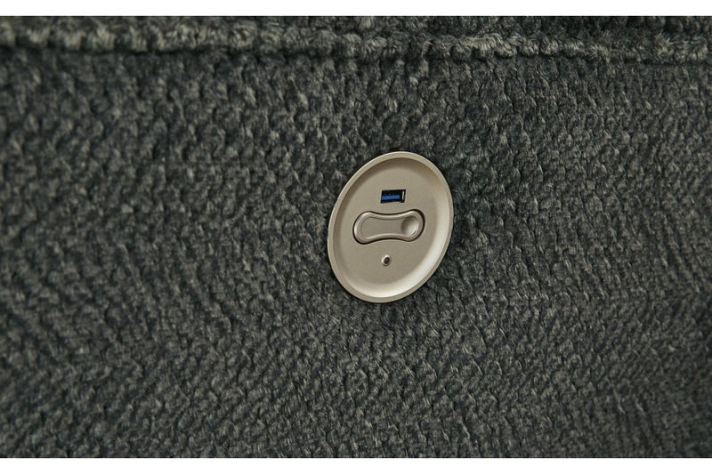 Nettington Smoke 3 - Piece Power Reclining Sectional - Gate FurniturePower Reclining Sectional