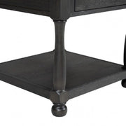 Neue Mills Weathered Black/Brown End Table - FM40009BK-E