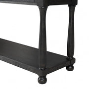 Neue Mills Weathered Black/Brown Sofa Table - FM40009BK-S