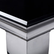 Neuveville Black/Chrome Dining Table - CM3903BK-T-TABLE