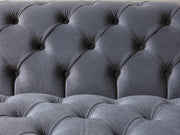 Neva Gray Velvet Double Chaise Sectional - Gate FurnitureSectional
