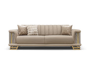 Nevada 3-pieces (Sofa & Loveseat & Chair) Livingroom Set in Beige - 200-ST-NEV-FLORIA07-321