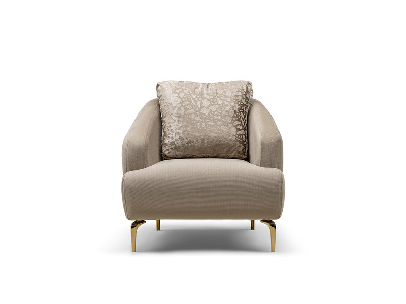 Nevada 3-pieces (Sofa & Loveseat & Chair) Livingroom Set in Cream - 200-ST-NEV-KENZO20-321