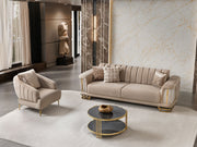 Nevada Convertible Loveseat in Cream - 200-ST-NEV-KENZO20-2