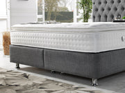 Nevada Storage Bed With Headboard Grey - Twin in Grey - 110-NEV-GREY-100-SB