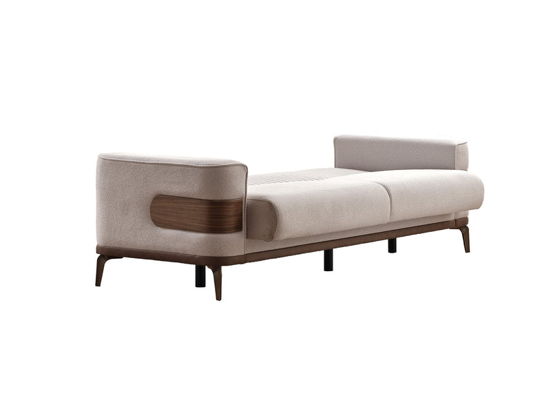 New Mood 3-pieces (Sofa & Loveseat & Chair) Livingroom Set Cream in Cream - 101-MOO-SOFT01-321