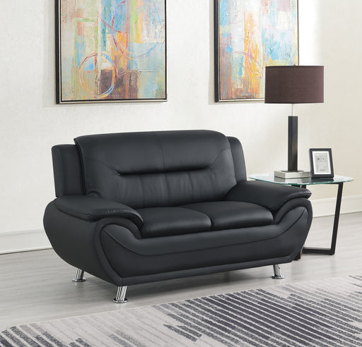 New York Black Loveseat - NEW-YORK-BLK-LS