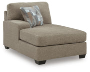Newellen 3-Piece Sectional and Oversized Ottoman - 48404U1