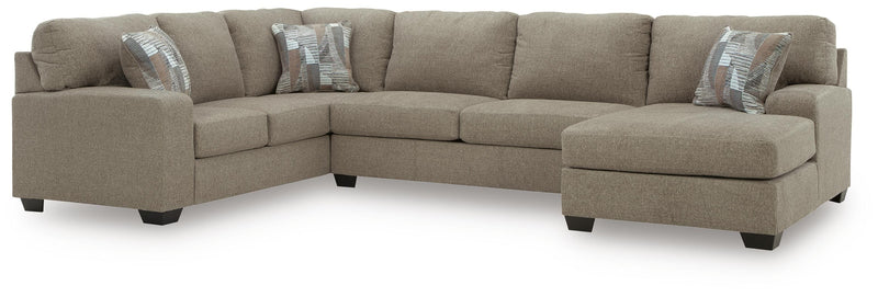 Newellen Hemp 3-Piece Sectional with Chaise - 48404S2