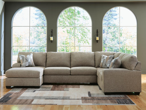 Newellen Hemp 3-Piece Sleeper Sectional with Chaise - 48404S5