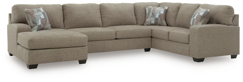 Newellen Hemp 3-Piece Sleeper Sectional with Chaise - 48404S5
