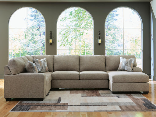 Newellen Hemp 3-Piece Sleeper Sectional with Chaise - 48404S6