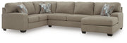 Newellen Hemp 3-Piece Sleeper Sectional with Chaise - 48404S6