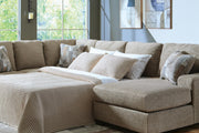 Newellen Hemp 3-Piece Sleeper Sectional with Chaise - 48404S6