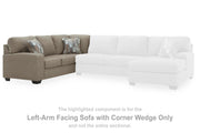 Newellen Hemp Left-Arm Facing Sofa with Corner Wedge - 4840448