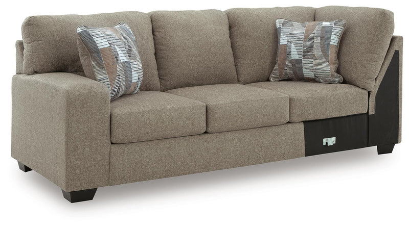 Newellen Hemp Left-Arm Facing Sofa with Corner Wedge - 4840448