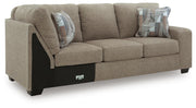 Newellen Hemp Right-Arm Facing Sofa with Corner Wedge - 4840449