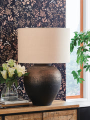 Newgerhard Brown/Black Table Lamp - L207644