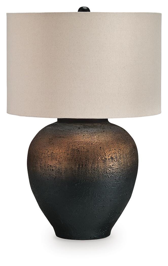 Newgerhard Brown/Black Table Lamp - L207644