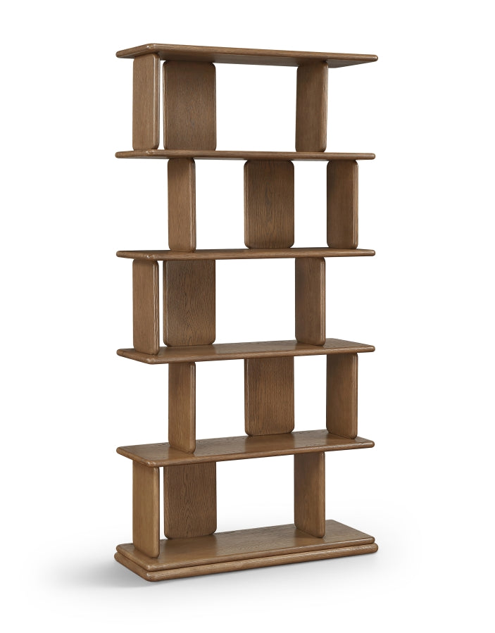 Nexa Solid Wood Bookcase / Shelving in Brown - 77065Brown