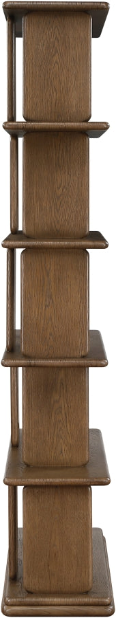 Nexa Solid Wood Bookcase / Shelving in Brown - 77065Brown