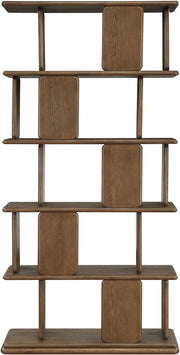 Nexa Solid Wood Bookcase / Shelving in Brown - 77065Brown