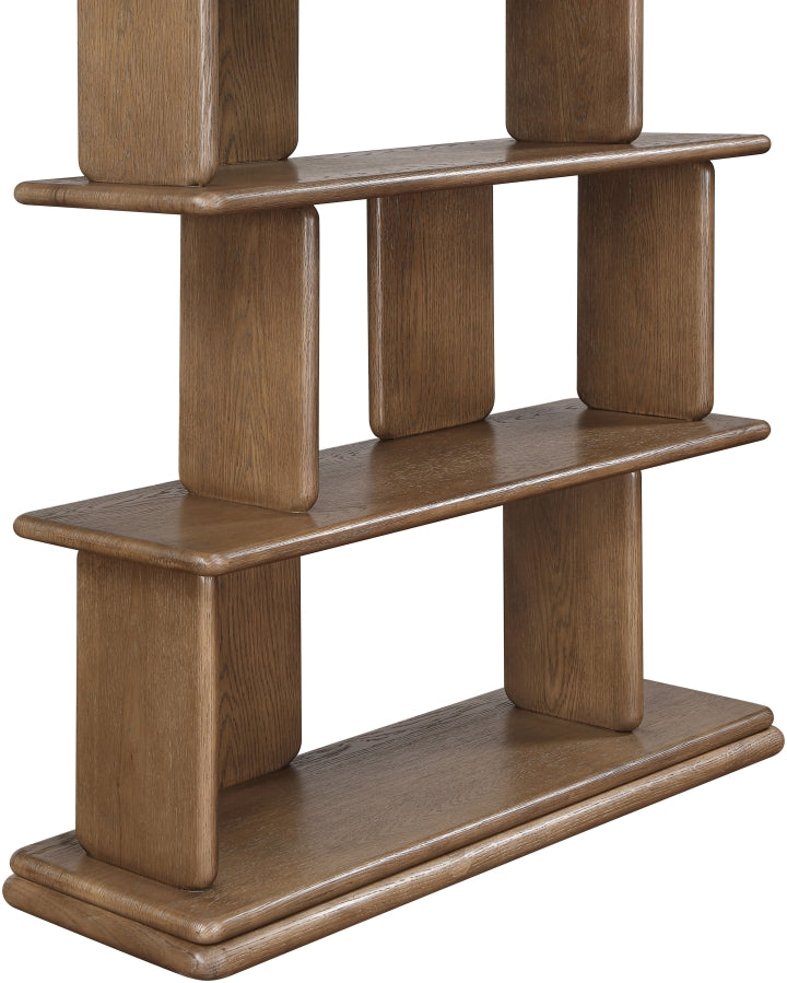 Nexa Solid Wood Bookcase / Shelving in Brown - 77065Brown
