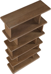Nexa Solid Wood Bookcase / Shelving in Brown - 77065Brown