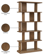 Nexa Solid Wood Bookcase / Shelving in Brown - 77065Brown