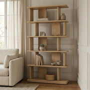 Nexa Solid Wood Bookcase / Shelving in Natural - 77065Natural