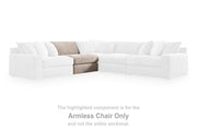 Nexora-Court Burlap Armless Chair - PC6800846