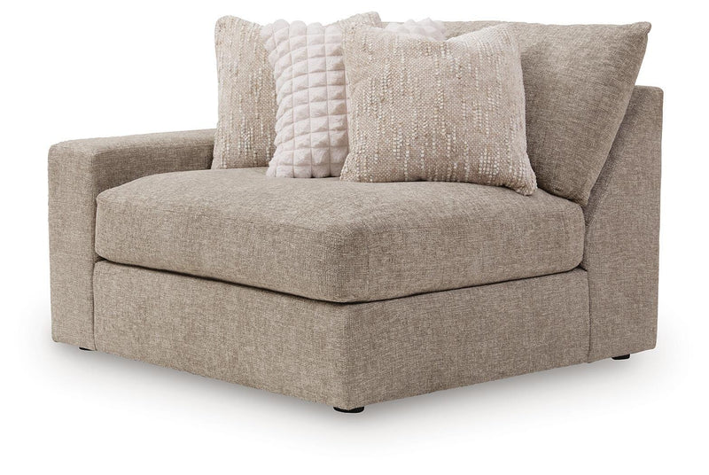 Nexora-Court Burlap Left-Arm Facing Corner Chair - PC6800864