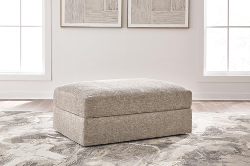 Nexora-Court Burlap Oversized Accent Ottoman - PC6800808