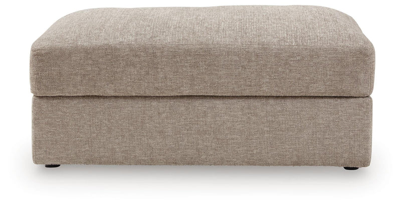 Nexora-Court Burlap Oversized Accent Ottoman - PC6800808