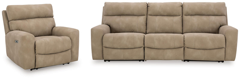 Next-Gen Durapella 3-Piece Sectional and Recliner - 61004S12
