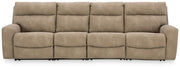 Next-Gen Durapella Sand 4-Piece Power Reclining Sectional - 61004S11