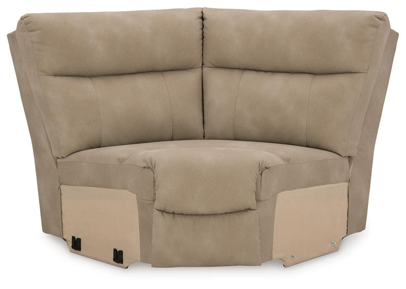 Next-Gen Durapella Sand 6-Piece Power Reclining Sectional - 61004S8