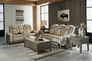 Next - Gen Durapella Sand Power Reclining Living Room Set - Gate FurniturePower Reclining Living Room Set