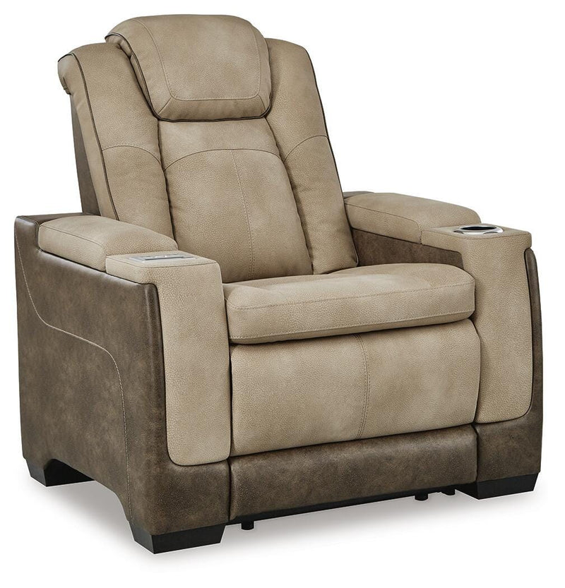 Next-Gen Durapella Sand Power Reclining Loveseat and Power Recliner - 22003U3