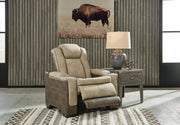 Next-Gen Durapella Sand Power Reclining Loveseat and Power Recliner - 22003U3