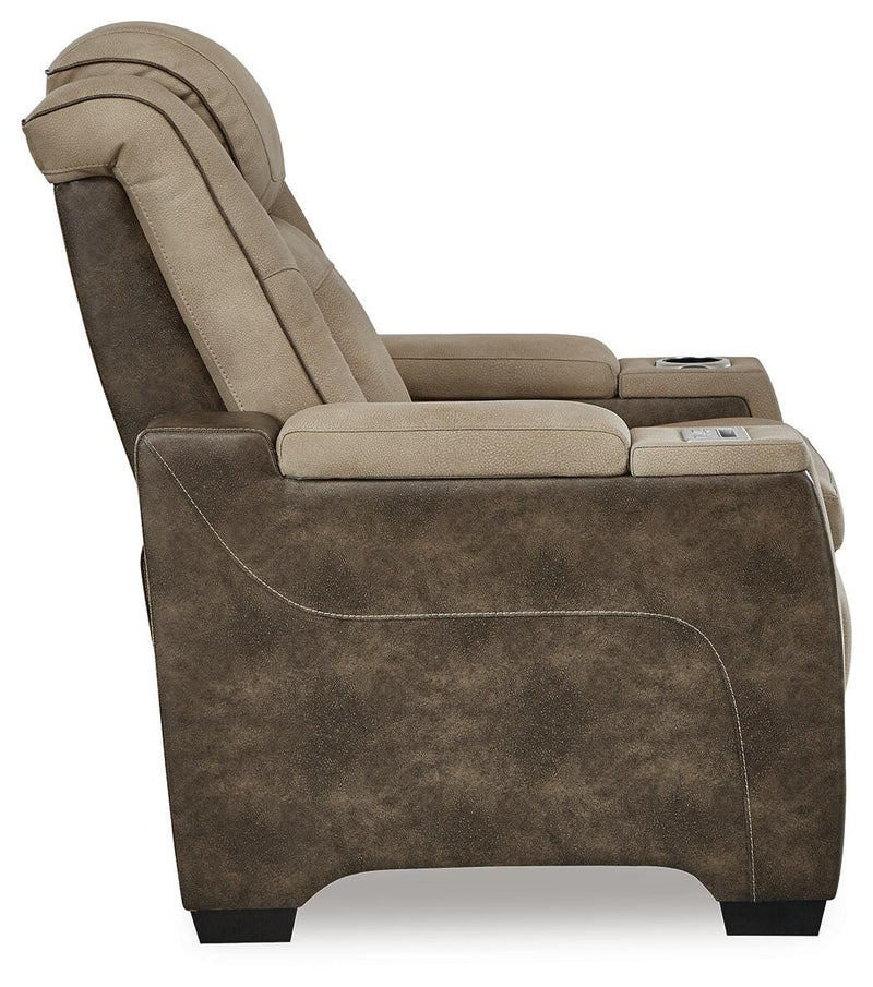 Next-Gen Durapella Sand Power Reclining Loveseat and Power Recliner - 22003U3