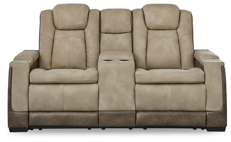 Next-Gen Durapella Sand Power Reclining Loveseat and Power Recliner - 22003U3