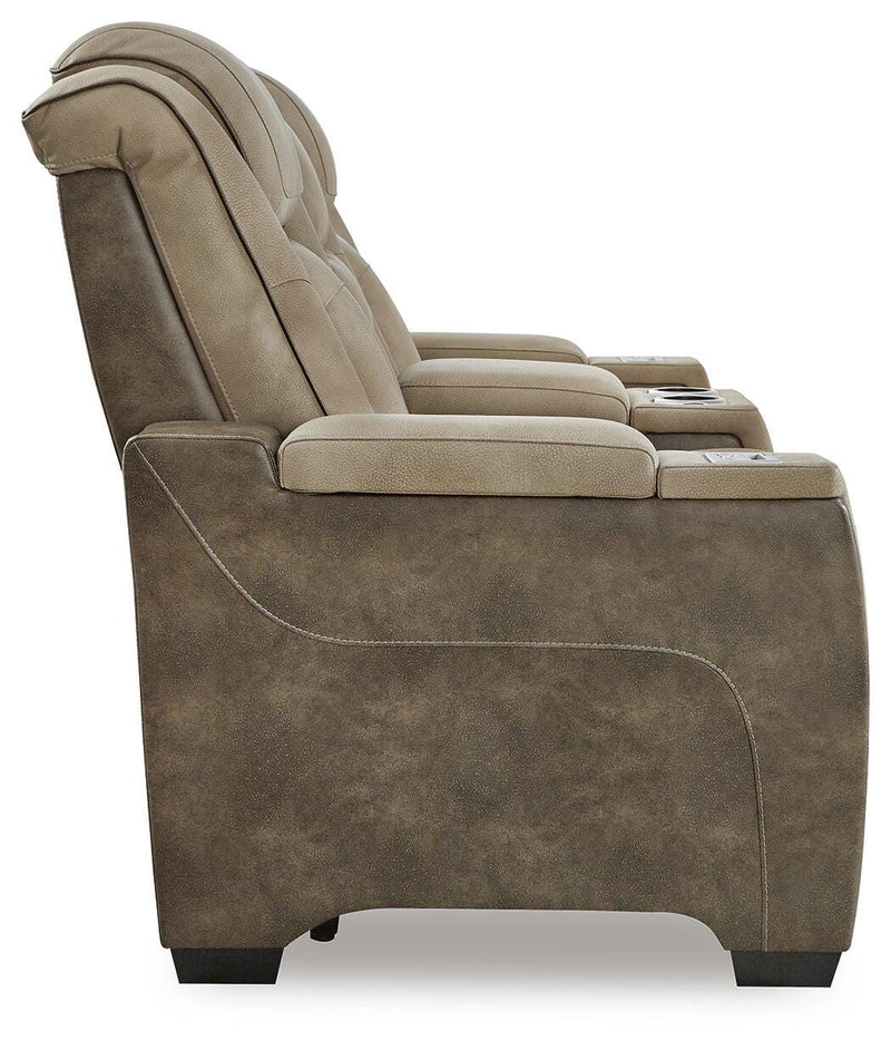Next-Gen Durapella Sand Power Reclining Loveseat and Power Recliner - 22003U3